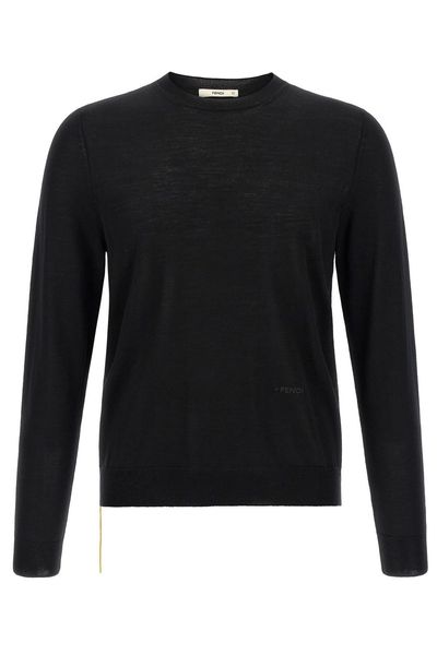 Fendi Long Sleeved Slim-Fit Jumper