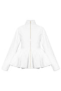 Alaïa Poplin Peplum Jacket