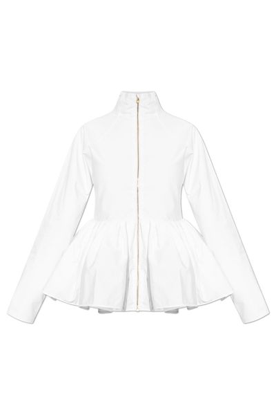 Alaïa Poplin Peplum Jacket