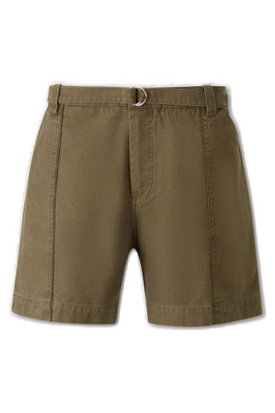 Wales Bonner Logo Patch Belted Bermuda Shorts