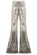 Alberta Ferretti Sequin Flared Pants