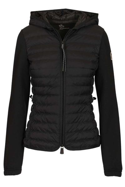 Moncler Grenoble Logo Patch Zip-Up Cardigan