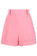 Moschino Turn-Up Hem High Waist Shorts