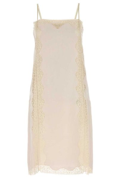 Prada Lace-Trim Sleeveless Dress