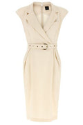 Pinko Belt Midi Wrap Dress