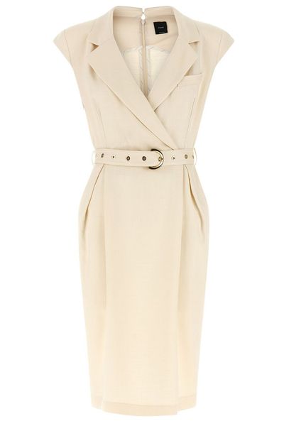 Pinko Belt Midi Wrap Dress