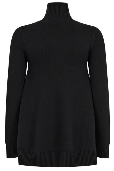 Totême Ribbed High Neck Knitted Sweater