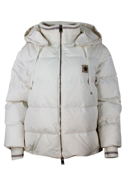 Lorena Antoniazzi Zip-Up Hooded Coat