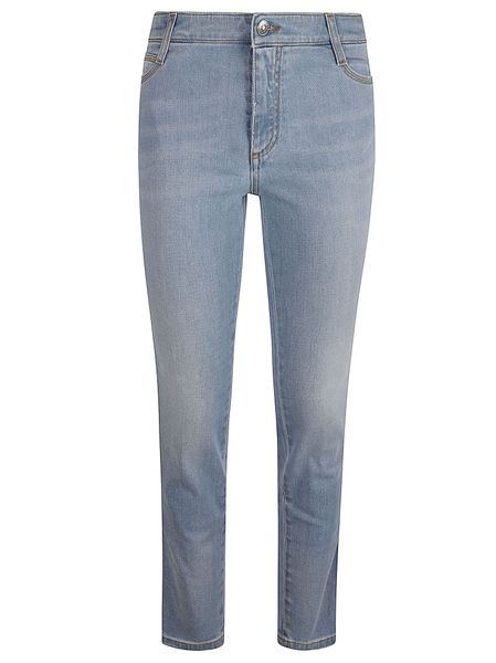 Ermanno Scervino Faded Skinny Jeans