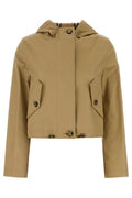Burberry Cropped Hooded Jacket