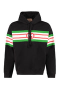 Gucci Interlocking G Print Hooded Sweatshirt