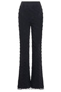 Ambush High-Waisted Monogram Flared Trousers