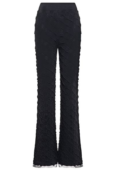 Ambush High-Waisted Monogram Flared Trousers