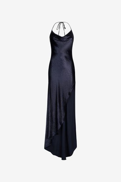 Roberto Cavalli Cowl Neck Long Dress
