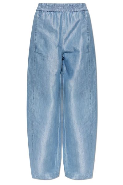 Emporio Armani High-Waisted Wide-Leg Jeans