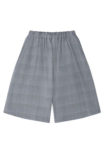 Black Comme des Garçons Checked Shorts