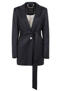 Kiton Single-Breasted Belted Blazer