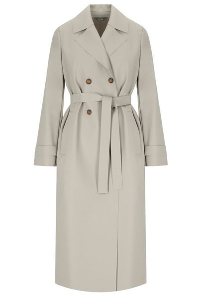 MM By Max Mara Cedro Double-Breasted Belted Trench Coat