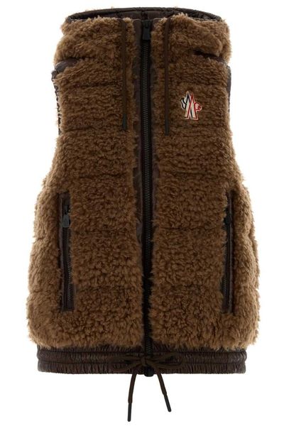 Moncler Grenoble Teddy Hooded Insulated Gilet