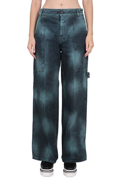 Stella McCartney Mid-Rise Tie-Dyed Wide-Leg Jeans