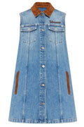 Versace Denim A-Line Dress