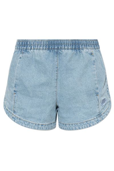 Nike Elastic Waist Denim Shorts
