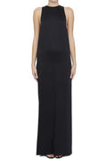 Saint Laurent Back-Tie Sleeveless Dress