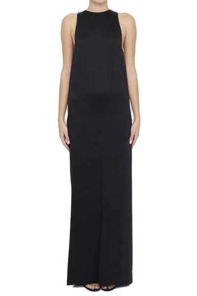 Saint Laurent Back-Tie Sleeveless Dress