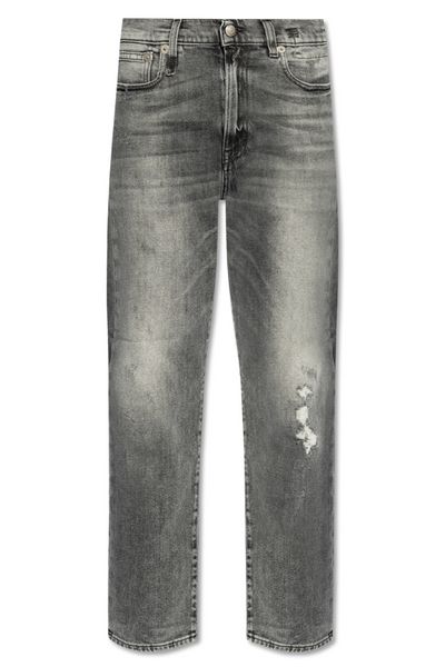 R13 Distressed Boyfriend Jeans