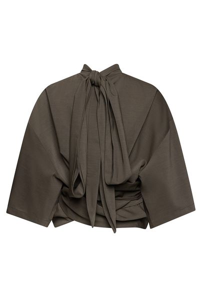 Jacquemus The Havana Draped Blouse