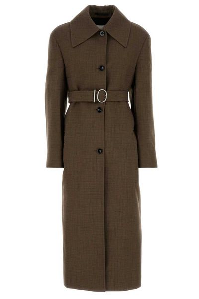 Jil Sander Long-Sleeved Belted Coat