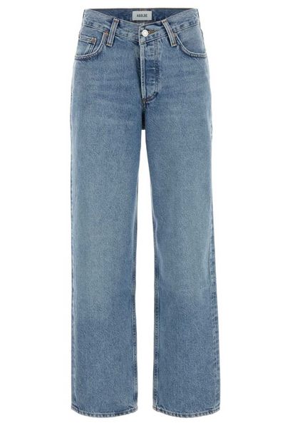 AGOLDE Mid Rise Straight-Leg Jeans