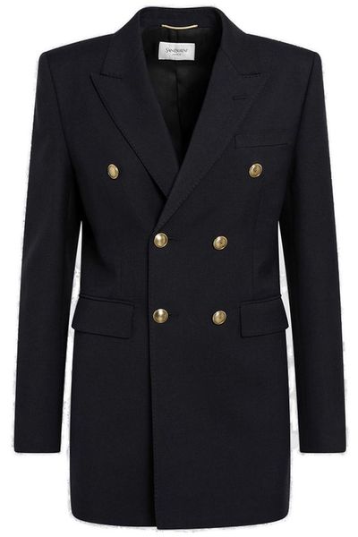 Saint Laurent Double-Breasted Jacket
