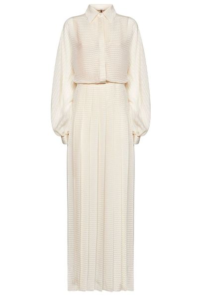 Fendi Long Flowing Shirt Dress