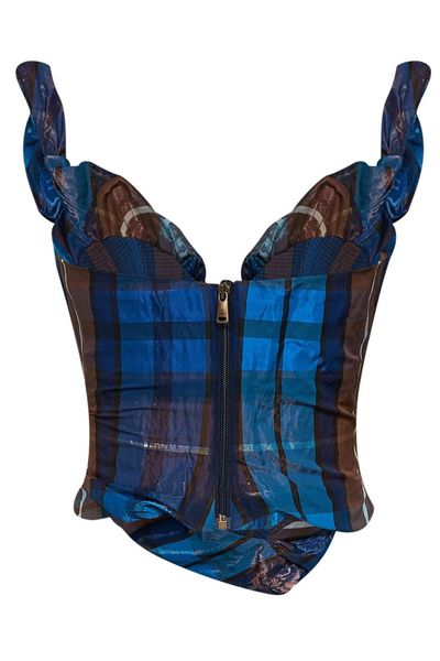 Vivienne Westwood Buchanan Tartan Corset Top