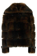 Fendi Buckle Detailed Zip-Up Jacket