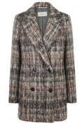 Peserico Double-Breasted Checked Blazer