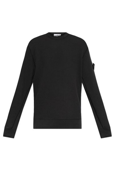 Stone Island Logo-Patch Crewneck Knitted Jumper