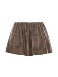 Miu Miu Checked Mini Skirt