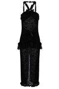 Alessandra Rich Chantilly Lace Evening Dress