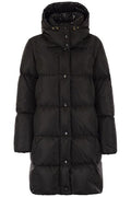 Moncler Logo Patch Quilted Hooded Jacket