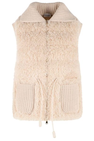 Moncler Drawstring Zip-Up Padded Gilet
