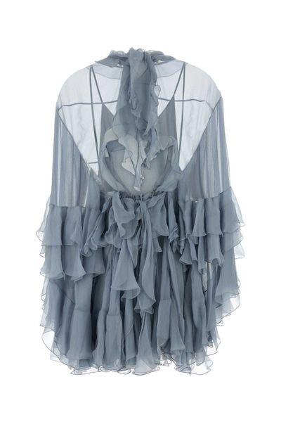 Chloé Ro 52 Ruffled Sheer Dress
