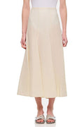 Khaite Lenno Flared Hem Midi Skirt