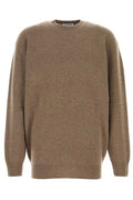 Jil Sander Oversized Crew Neck Knitted Sweater