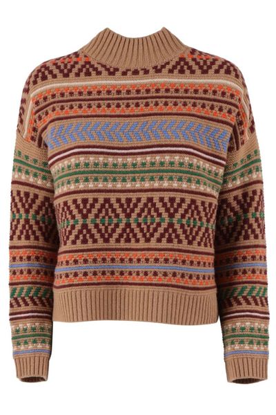Weekend Max Mara Jacquard Crewneck Knitted Jumper