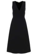 Fendi V-Neck Sleeveless Midi Dress