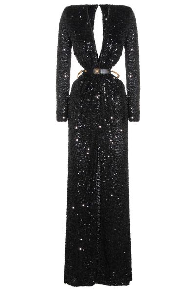 Elisabetta Franchi Red Carpet Sequinned Dress