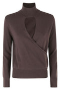 Herno Cutout Wrap Knitted Sweater