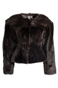 Magda Butrym Fitted Faux Fur Jacket